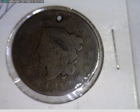 1817 large cent ( 79-332 5m3) Cover