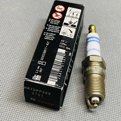 Platinum Spark Plug Bosch OE 6701 Fits Buick Lucerne Cadillac DTS XLR Ford E-150 - Image 1 of 4