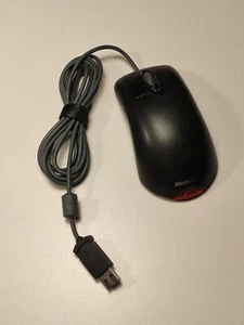 Microsoft Wheel Mouse Optical USB & PS/2 Compatible Black X802382 Tested Working - Picture 1 of 2