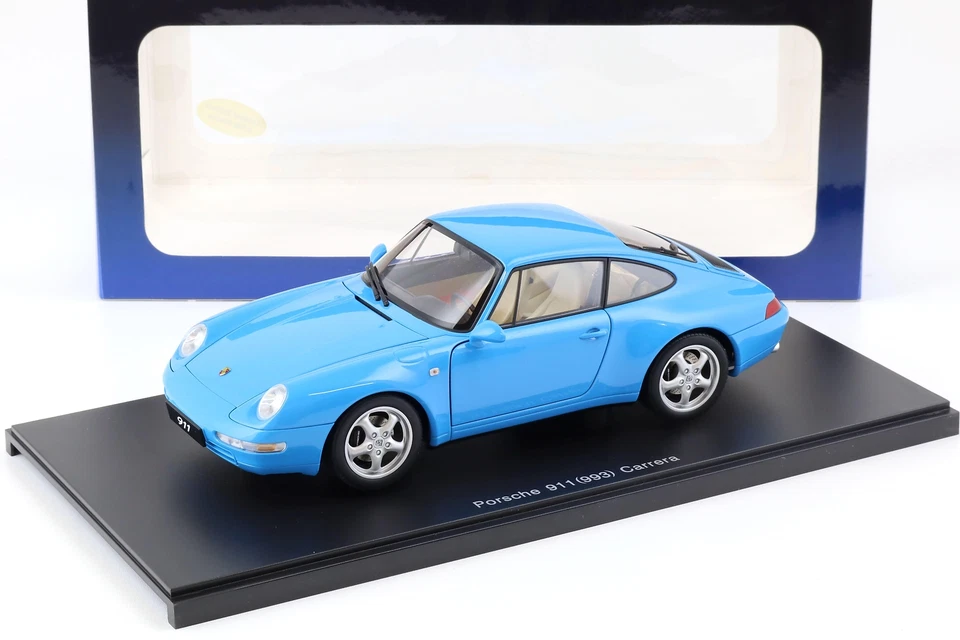 Porsche 993 Carrera 1995 Blu Autoart 1 18 Aa78133