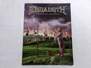 Megadeth Youthanasia Programme Japan Concert Programe - Picture 1 of 5