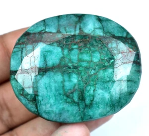 322.50 CT Natural Huge Green Emerald Certified Museum Grade Oval Loose Gemstone - Picture 1 of 6