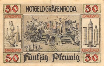 Germany / Notgeld  50  Pfennig   1.8.1921  Circulated Banknote N-geld - Image 1 of 2