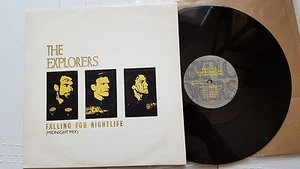 THE EXPLORERS - Falling For Nightlife / Crack The Whip UK SYNTH POP Roxy Music - Picture 1 of 1