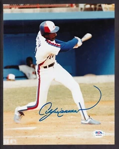 Andre Dawson Autographed 8x10 Color Photo Expos PSA/DNA Authentic - Picture 1 of 3