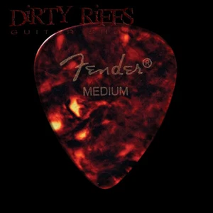 Fender 451 Celluloid Shell Medium Guitar Picks Plectrums Packs Of 1 - 24 - Picture 1 of 1