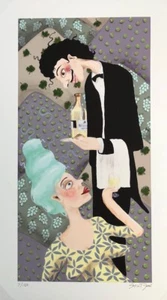 Nicole Saint-John, "Weißwein", ltd. ed. giclée, handsigniert - Bild 1 von 1