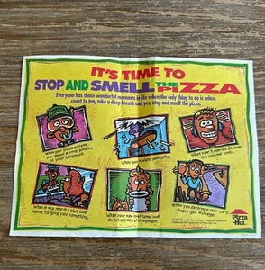 Vintage Pizza Hut Activity Sheet - Bild 1 von 2