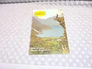 Vintage National Geographic School Bulletin April 1968 Fjords Norway - Picture 1 of 4