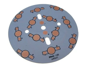 Aluminum Heat Sink Breakout 1Watt*12 Power SMD LED White 78mm - Picture 1 of 1