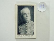 1912 IMPERIAL TOBACCO PROMINENT MEN OF CANADA CARD#6 SIR F.X. LANGELIER  NO43