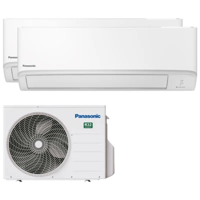 PANASONIC KLIMAANLAGE TZ SERIE DUAL SPLIT 9k+12k BTU WIFI NANOEX R32 A+++ - Bild 1 von 3