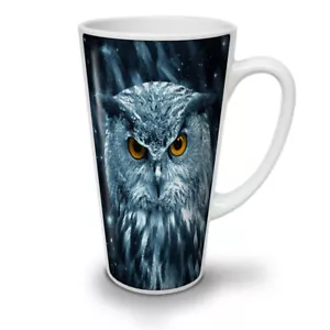 Wellcoda Wild Looking Owl Mother Latte Mug 12/17oz - Picture 1 of 15