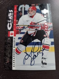 1995-96 Be A Player Autogramme #S188 Alexandre Daigle  - Bild 1 von 2