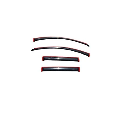 AVS Front & Rear In-Channel Smoked Window Ventvisor Deflectors for Edge MKX Foto 1 de 4