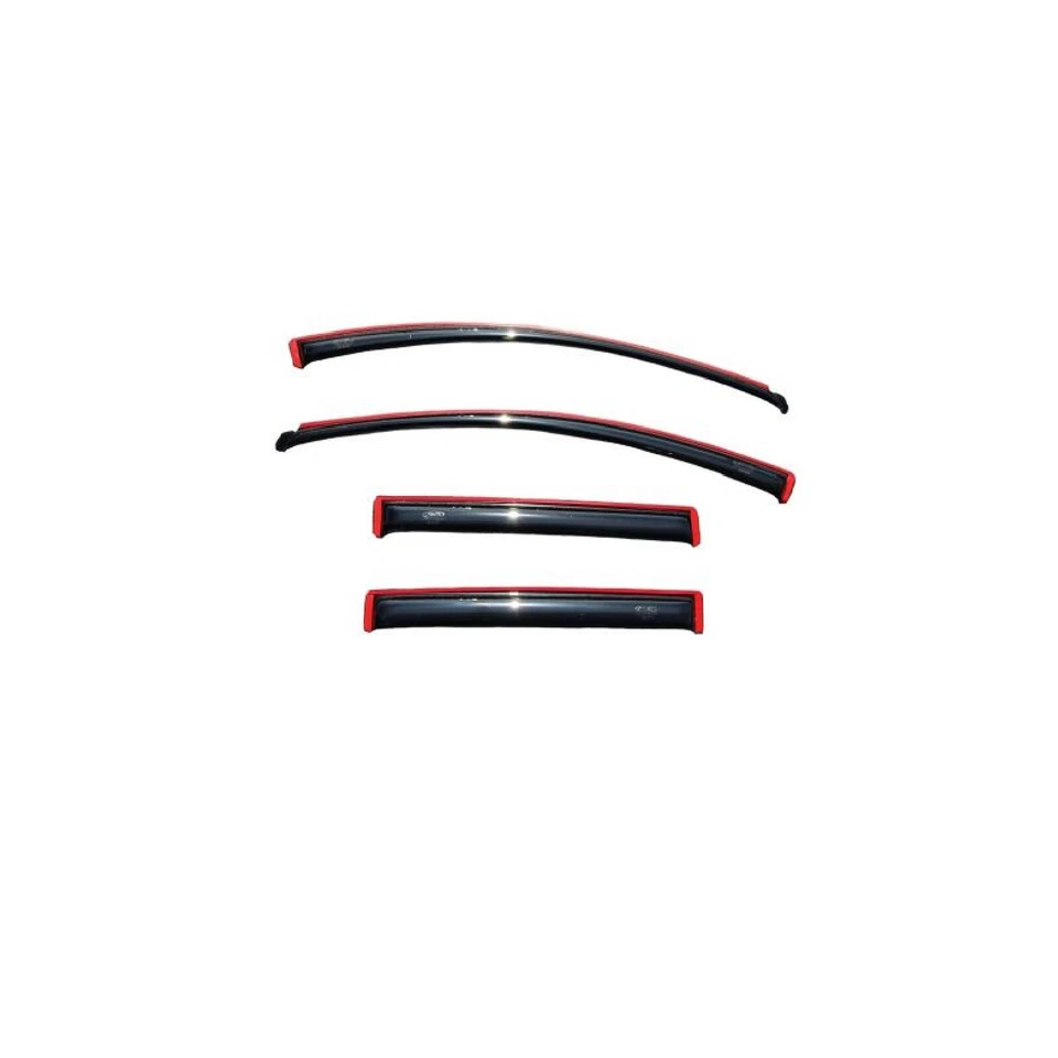 AVS Front & Rear In-Channel Smoked Window Ventvisor Deflectors for Edge MKX Foto 1 de 4