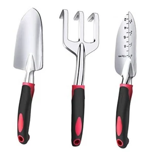 Garden Tool Set Aluminum Heavy Gardening Kit Including Hand Shovel, 3 Pieces - Picture 1 of 7