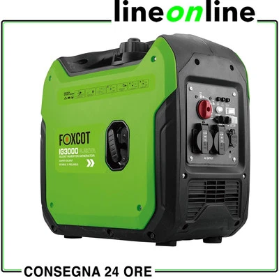 FOXCOT PROFESSIONAL Generatore di corrente inverter 3,2 KW Foxcot DR3000IG silenziato per camper