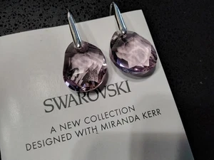 genuine swarovski light pink earrings - Picture 1 of 8