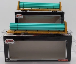 Atlas 20004218, 20004219 HO TTX Bulkhead Flat Cars [2]/Box - Picture 1 of 6