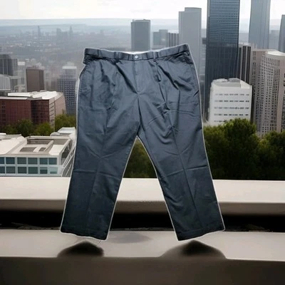 Dockers Black 52x30 Big&Tall Signature Khaki Classic Fit Pant Black Stretch New - Image 1 of 4