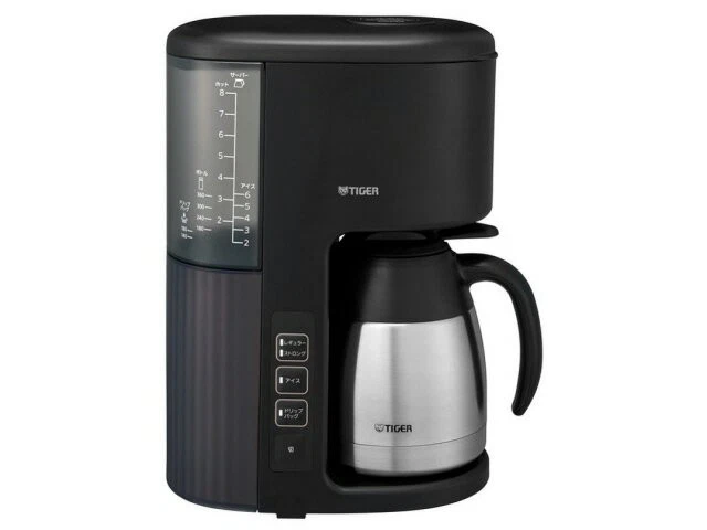 Cafetera con frasco de vacío Tiger ACE-V081-KI marfil negra 8 tazas de Japón Foto 1 de 1