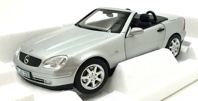 Norev 1/18 Scale Diecast 183020 - 1996 Mercedes-Benz SLK - Brilliant Silver - Image 1 of 4