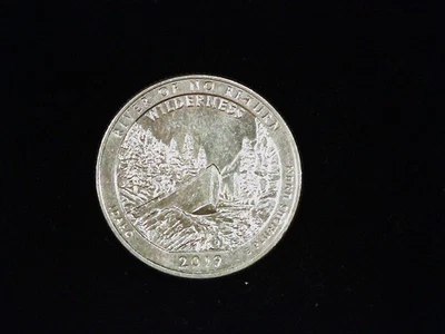 2019-W River of no Return Quarter, Circulated (1). Free Shipping! - Image 1 of 2