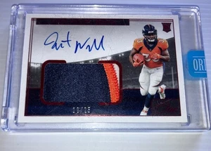 2021 Panini ONE Javonte Williams RPA RC Patch AUTO Red /25 MINT Sealed (#18/25) - Picture 1 of 7