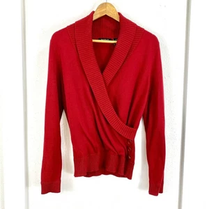 Bentley A. Damen Ripppullover XS Rot Seidenmischung Cropped Outdoor - Bild 1 von 8