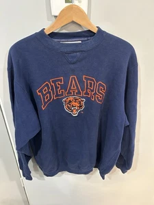 Vintage 90s Chicago Bears Herren Gr. XL Pullover Crewneck Sweatshirt Logo 7 Stiched - Bild 1 von 8