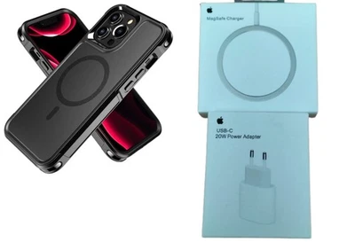 Funda iphone 13  - Grado Militar con Magsafe + Cargador Magsafe+Adaptador - Imagen 1 de 4