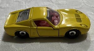 Lesney Matchbox Lamborghini Miura No.33 Yellow Made In United Kingdom - Picture 1 of 6