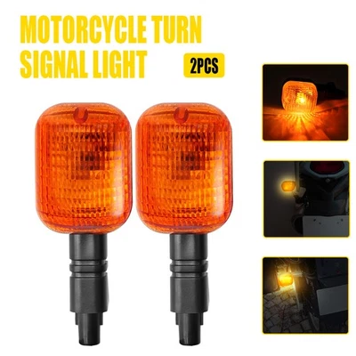 Pair Rear Turn Signal Indicator for BMW F650GS F650CS F650ST Amber G650GS Light - Image 1 of 4
