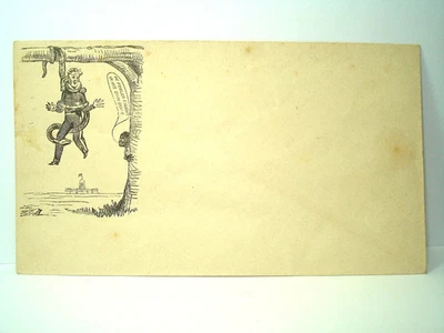 Civil War DE FOWLER CAUGHT IN HIS OWN SNARE Patriotic Cover BLACK AMERICANA * - Image 1 of 2