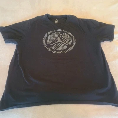 Air Jordan Nike Mens 3XL Black Graphic Shirt - Image 1 of 4