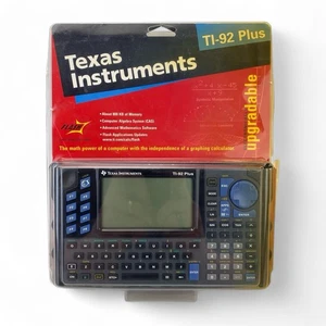 Graphing Calculator TI-92 Plus Texas Instruments w/ Cover, Case & Cord *NEW 1999 - Picture 1 of 11