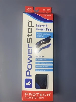 Powerstep ProTech Full Length Orthotic Insole - Size D womens 9-9.5 Men 7-7.5 - Image 1 of 2