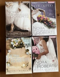 Nora Robert’s-4 Unabridged Audio Books - The Bride Quartet complete set-CD audio - Picture 1 of 9