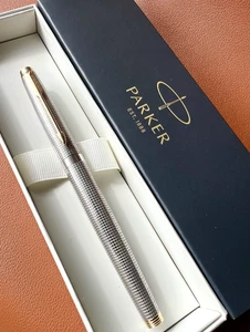 PARKER 75 Sterling Silver Fountain Pen – Extra Fine Nib, Vintage Perfection - Picture 1 of 23