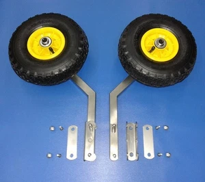Quick‑Release Transom Wheels KT10N – Stainless Steel Base with Automatic Locking - Picture 1 of 5