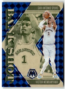 Panini Mosaic NBA 2024-25 No. 20 Victor Wembanyama Blue Bank Shot Prizm 80/199 - Bild 1 von 2