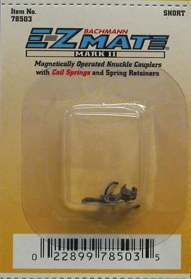 BACHMANN N SCALE EZ MATE MAGNETIC TRAIN KNUCKLE COUPLERS MARK II BAC78503 SHORT - Image 1 of 2