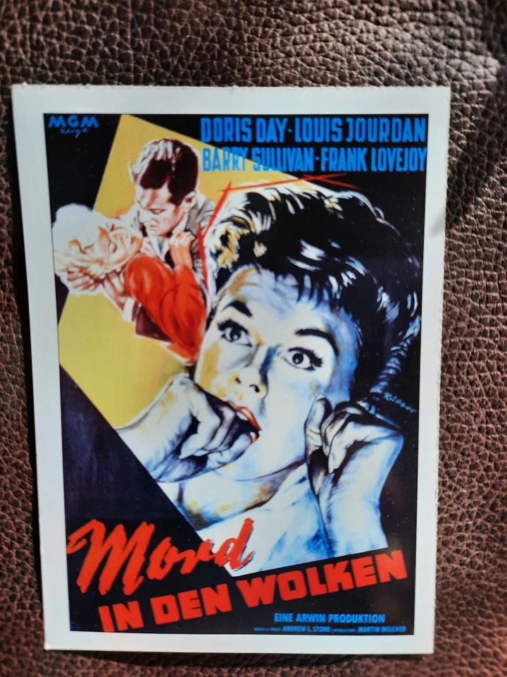 MORD IN DEN WOLKEN | 1956 | CINEMA Filmkarte Karte | Doris Day - Bild 1 von 1