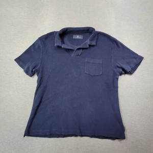 Vineyard Vines Poloshirt Herren Large Navy Frottee Brusttasche Freizeit - Bild 1 von 8