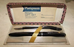 Set di penne Platignum mai usate, anni 60 fondo di negozio stilografica e matita - Bild 1 von 5