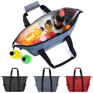 Picnic Bag 20L Foldable Design Food Container Basket for Grocery Shopping - Picture 1 of 34