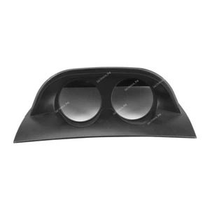 52mm Black Car Dual Dash Gauge Meter Pod 2 Hole Dashboard Mount Holder Pod - Picture 1 of 6
