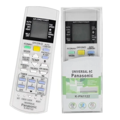 New K-PN1122 Universal AC Remote Control For Panasonic National Air Conditioner - Image 1 of 4