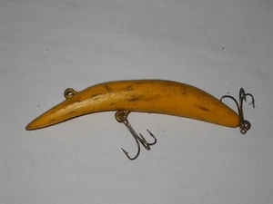 Ancien poisson plat en bois, voir les photos. Bon état. - Photo 1/5